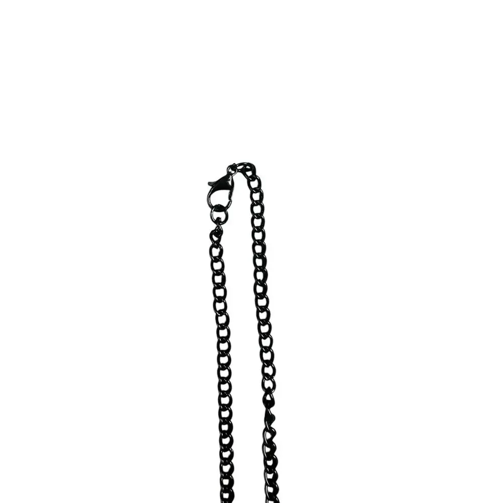 Andrew Christian Cross Necklace Black — One Size